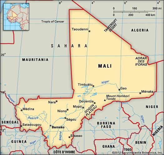 Unsere Projekte liegen ganz im Süden von Mali.